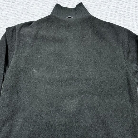 Roundtree & Yorke Mens Black Full Zip Jacket Lined Mock Neck Freece Pockets Sz M - Picture 5 of 14